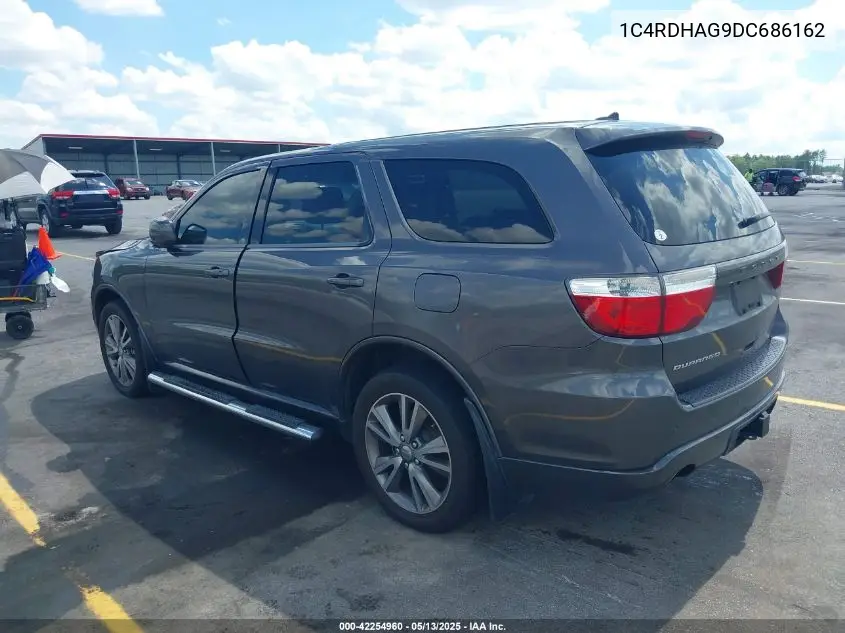 2013 Dodge Durango Sxt VIN: 1C4RDHAG9DC686162 Lot: 42254960