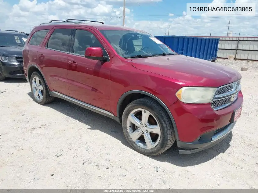 2013 Dodge Durango Sxt VIN: 1C4RDHAG6DC683865 Lot: 42615546