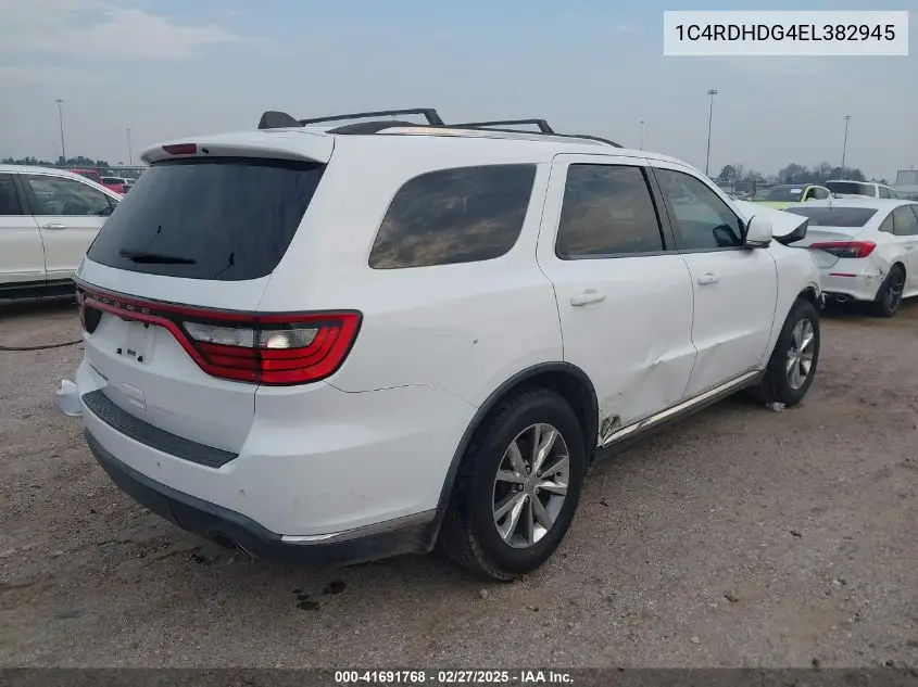 2014 Dodge Durango Limited VIN: 1C4RDHDG4EC382945 Lot: 41691768