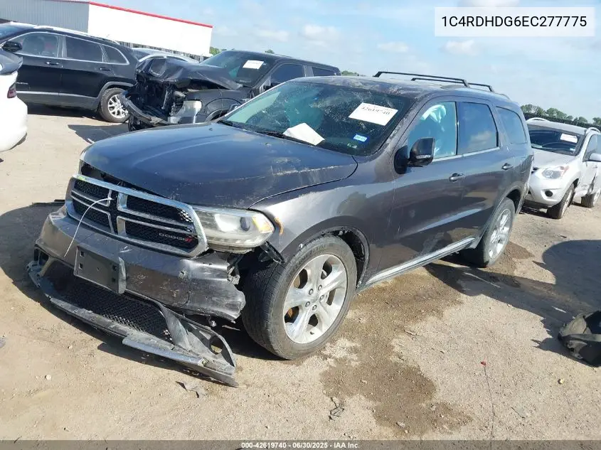 2014 Dodge Durango Limited VIN: 1C4RDHDG6EC277775 Lot: 42619740