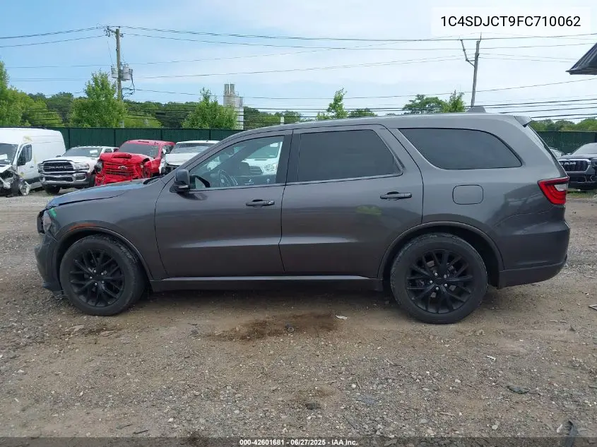 2015 Dodge Durango R/T VIN: 1C4SDJCT9FC710062 Lot: 42601681