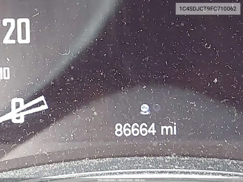 2015 Dodge Durango R/T VIN: 1C4SDJCT9FC710062 Lot: 42601681