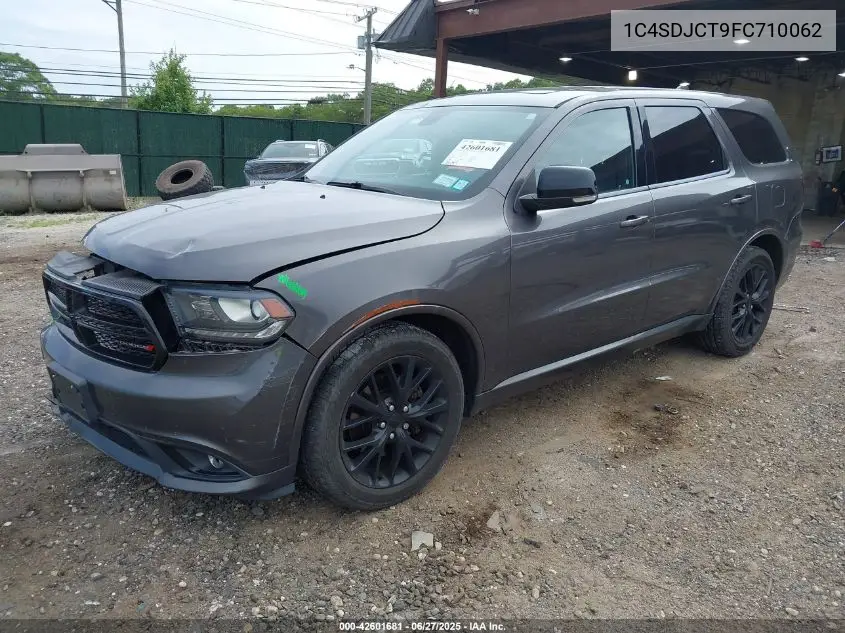 2015 Dodge Durango R/T VIN: 1C4SDJCT9FC710062 Lot: 42601681