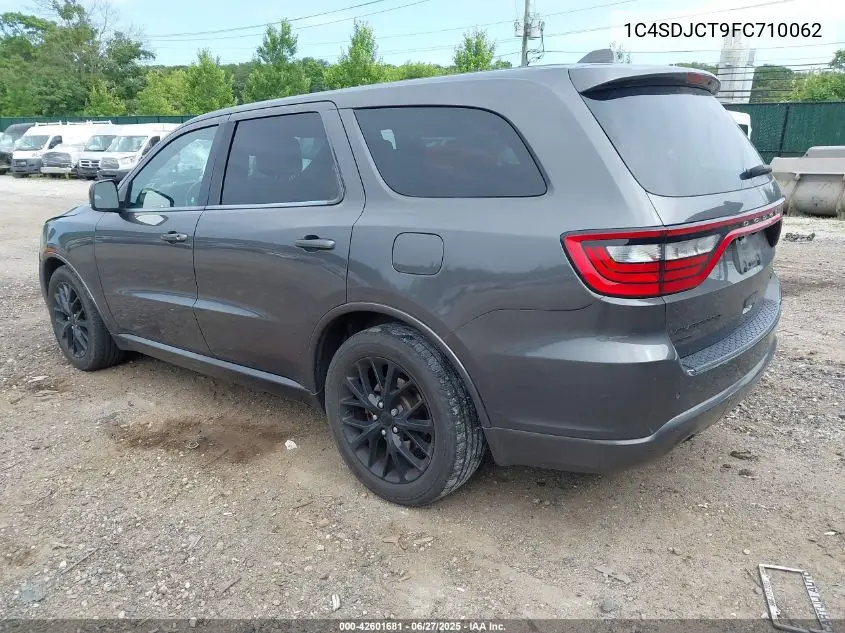 2015 Dodge Durango R/T VIN: 1C4SDJCT9FC710062 Lot: 42601681