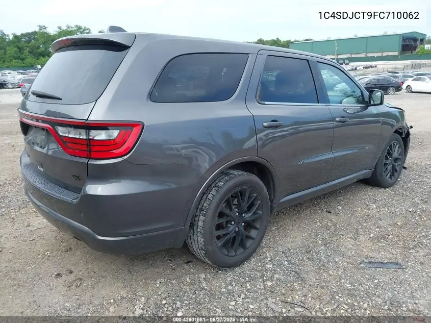 2015 Dodge Durango R/T VIN: 1C4SDJCT9FC710062 Lot: 42601681