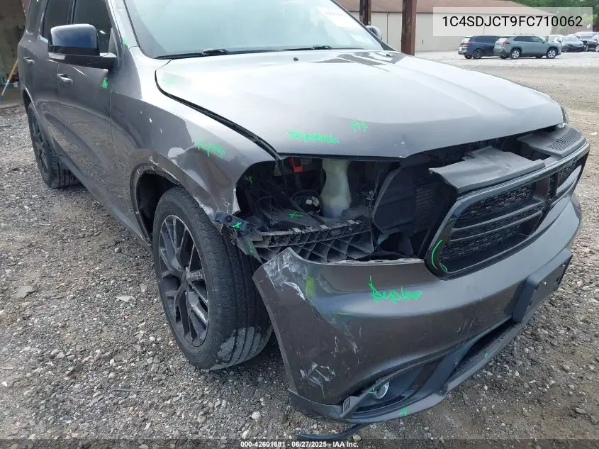 2015 Dodge Durango R/T VIN: 1C4SDJCT9FC710062 Lot: 42601681
