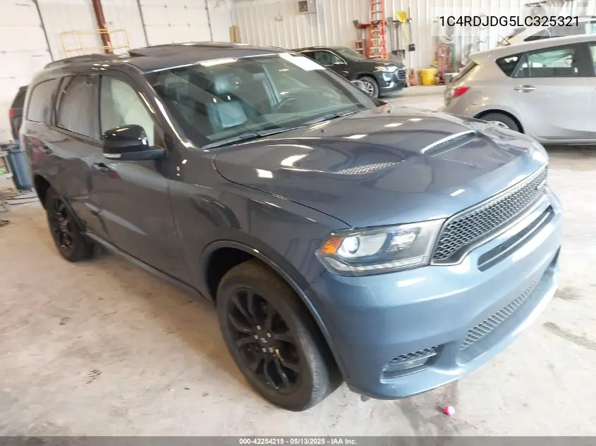 2020 Dodge Durango Gt Plus Awd VIN: 1C4RDJDG5LC325321 Lot: 42254219