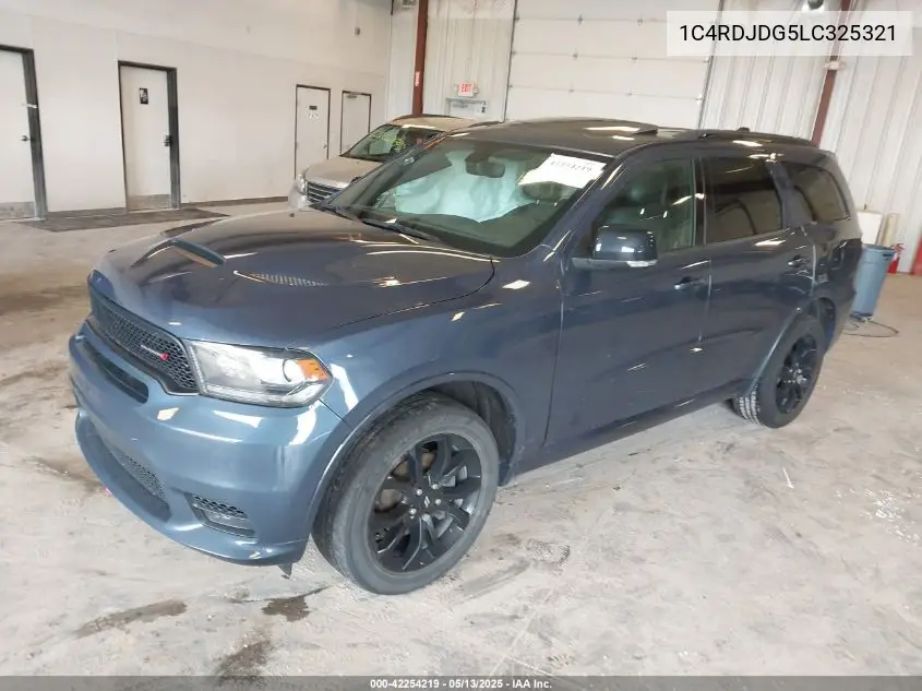 2020 Dodge Durango Gt Plus Awd VIN: 1C4RDJDG5LC325321 Lot: 42254219