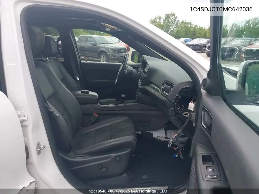 1c4sdjct0mc642036 1C4SDJCT0MC642036 2021 Dodge Durango
