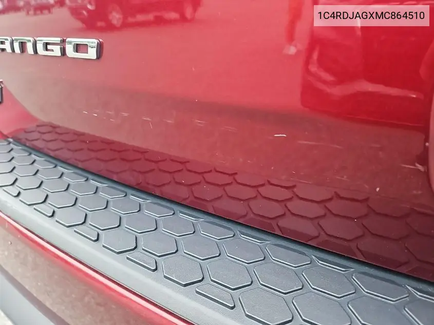 2021 Dodge Durango Sxt Awd VIN: 1C4RDJAGXMC864510 Lot: 42610966