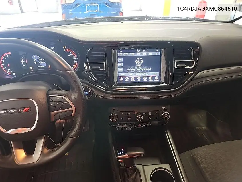 2021 Dodge Durango Sxt Awd VIN: 1C4RDJAGXMC864510 Lot: 42610966