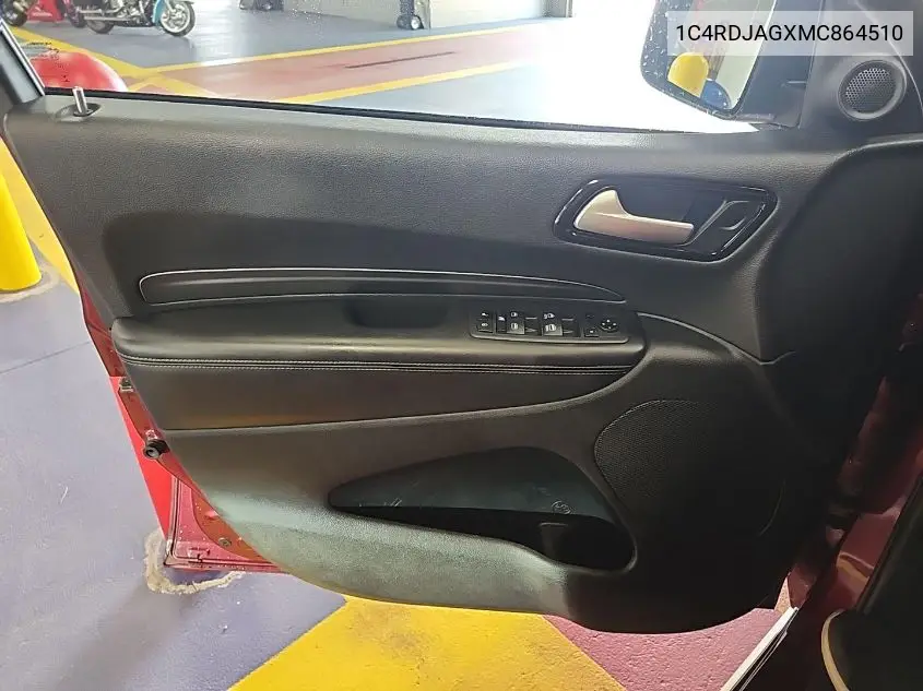 2021 Dodge Durango Sxt Awd VIN: 1C4RDJAGXMC864510 Lot: 42610966
