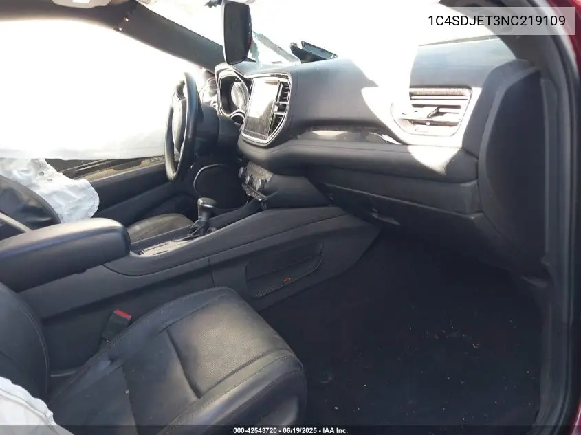 2022 Dodge Durango Citadel Awd VIN: 1C4SDJET3NC219109 Lot: 42543720