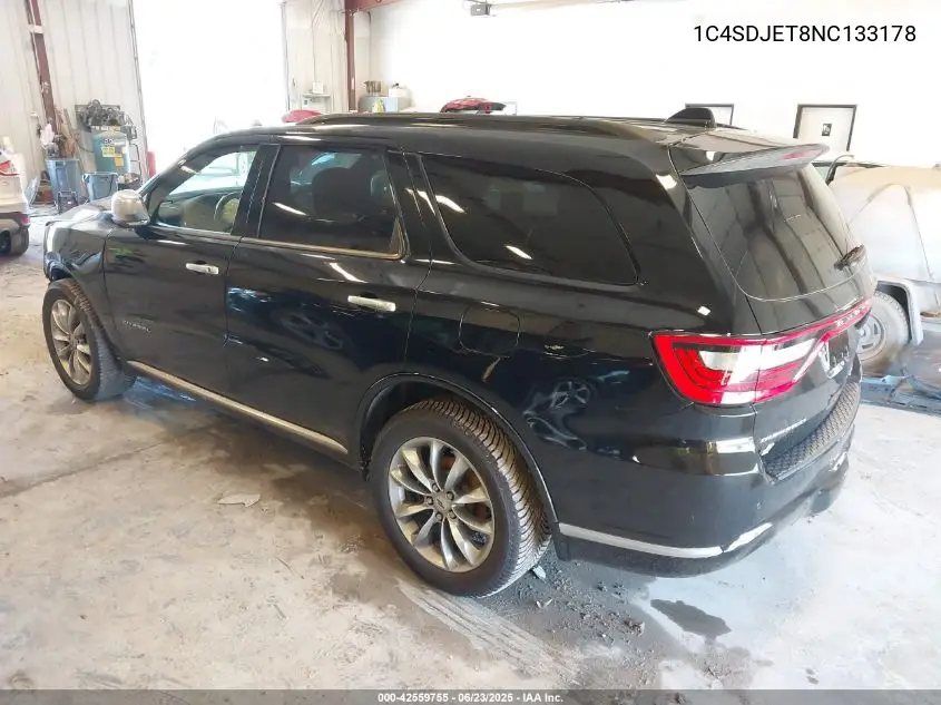 2022 Dodge Durango Citadel Awd VIN: 1C4SDJET8NC133178 Lot: 42559755