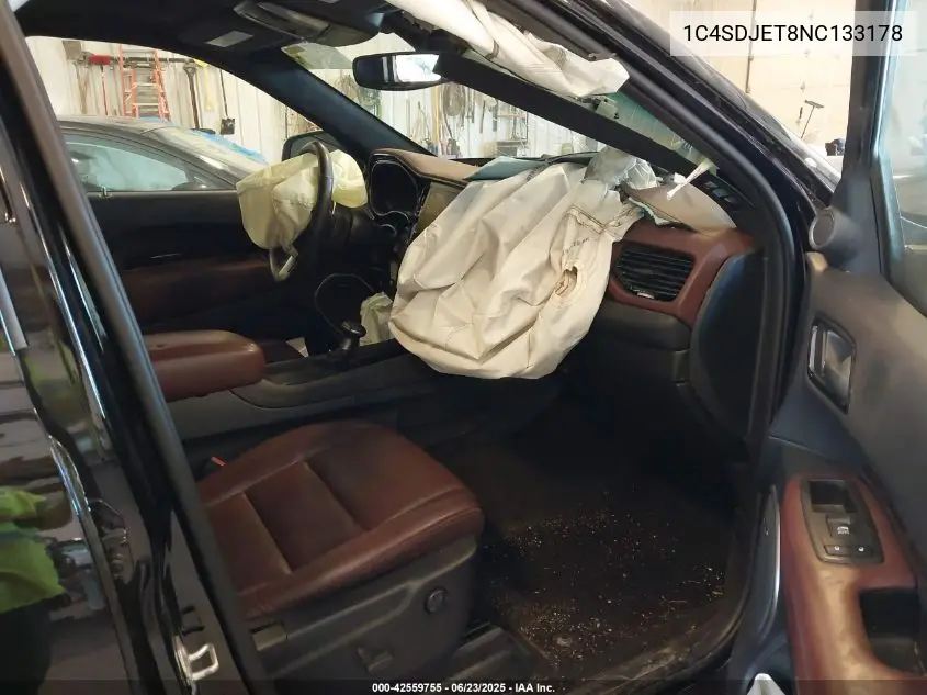 2022 Dodge Durango Citadel Awd VIN: 1C4SDJET8NC133178 Lot: 42559755