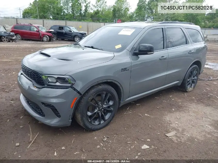 2023 Dodge Durango R/T Plus Awd VIN: 1C4SDJCT1PC582028 Lot: 42244917