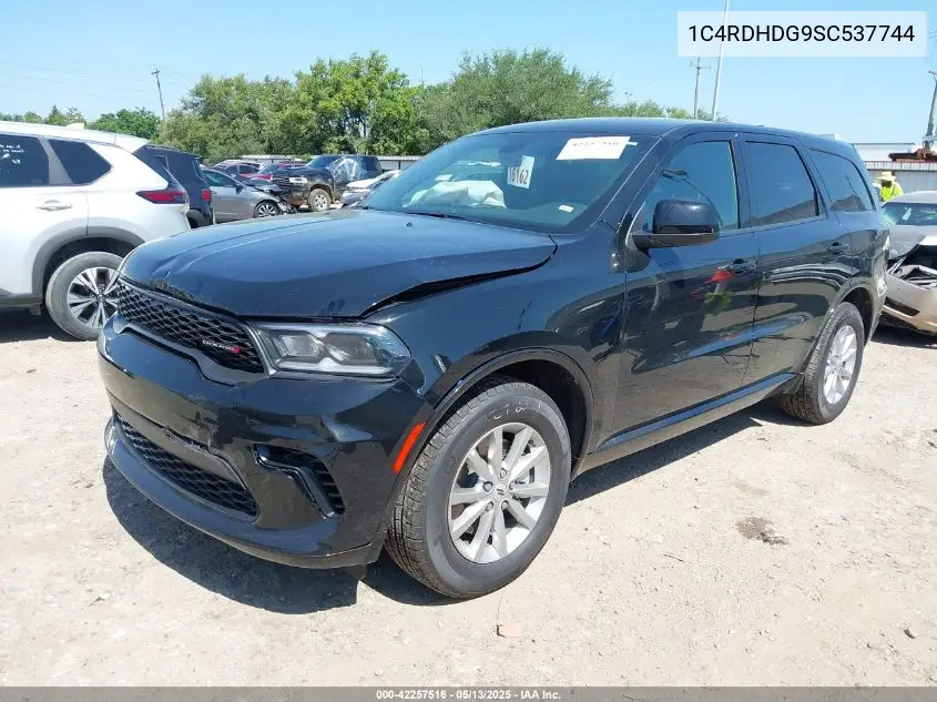 2025 Dodge Durango Gt Rwd VIN: 1C4RDHDG9SC537744 Lot: 42257516