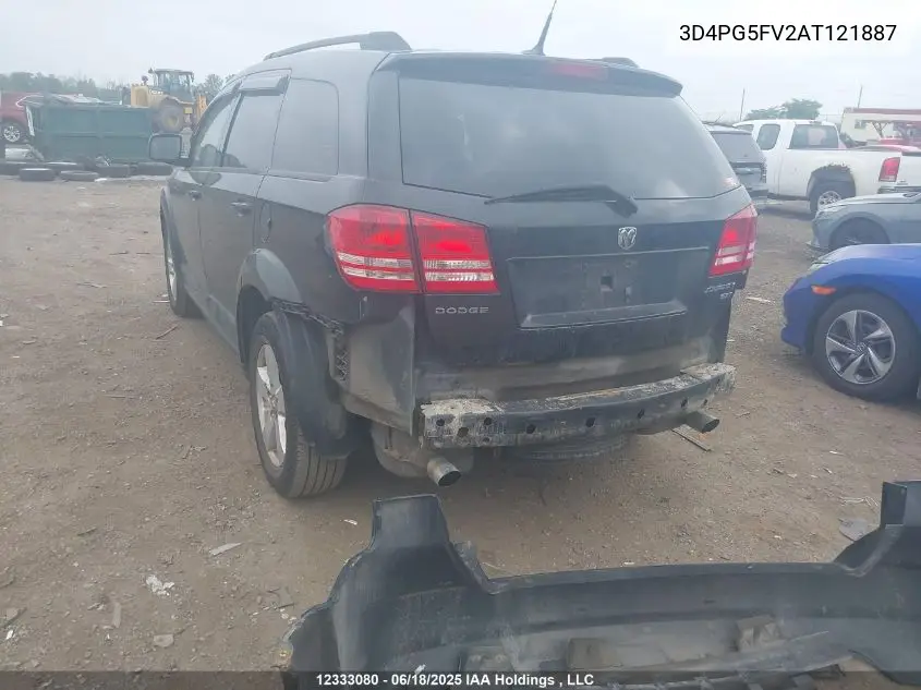 2010 Dodge Journey Sxt VIN: 3D4PG5FV2AT121887 Lot: 12333080