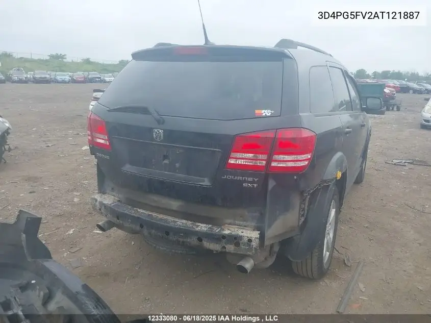 2010 Dodge Journey Sxt VIN: 3D4PG5FV2AT121887 Lot: 12333080