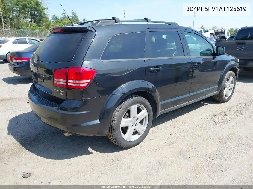 2010 Dodge Journey Sxt VIN: 3D4PH5FV1AT125619 Lot: 42243125