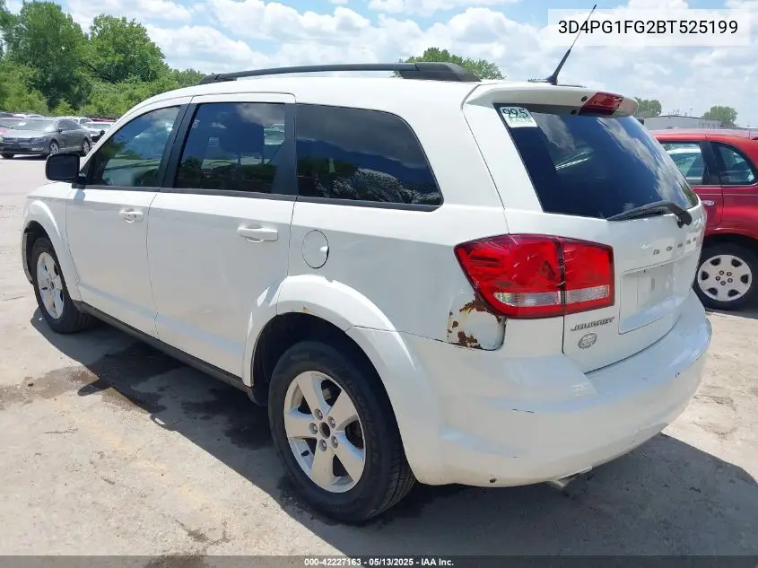 2011 Dodge Journey Mainstreet VIN: 3D4PG1FG2BT525199 Lot: 42227163