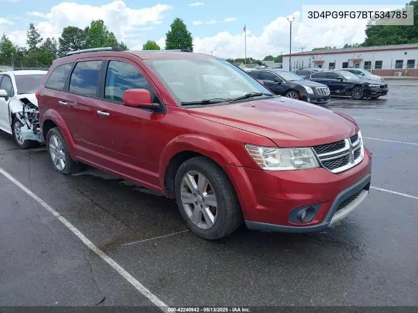 3d4pg9fg7bt534785 3D4PG9FG7BT534785 2011 Dodge Journey Lux