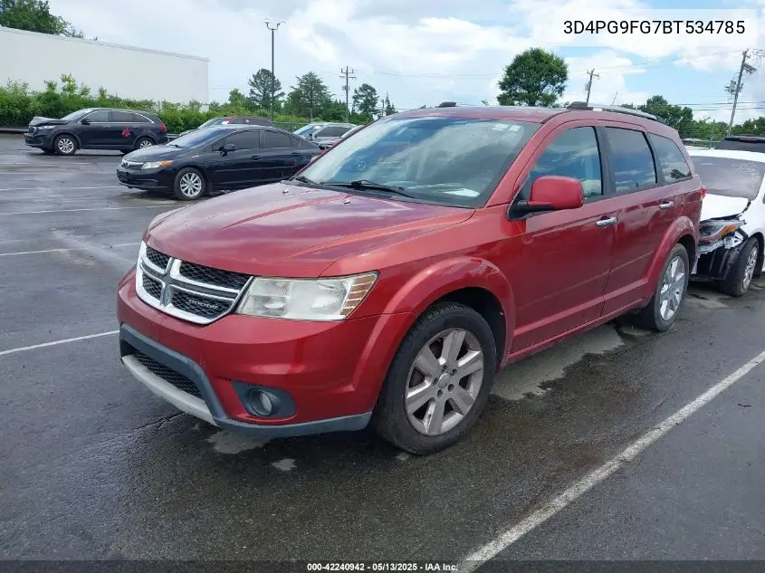 3d4pg9fg7bt534785 3D4PG9FG7BT534785 2011 Dodge Journey Lux