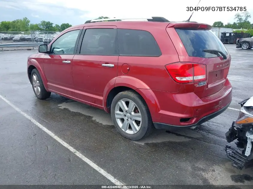 3d4pg9fg7bt534785 3D4PG9FG7BT534785 2011 Dodge Journey Lux
