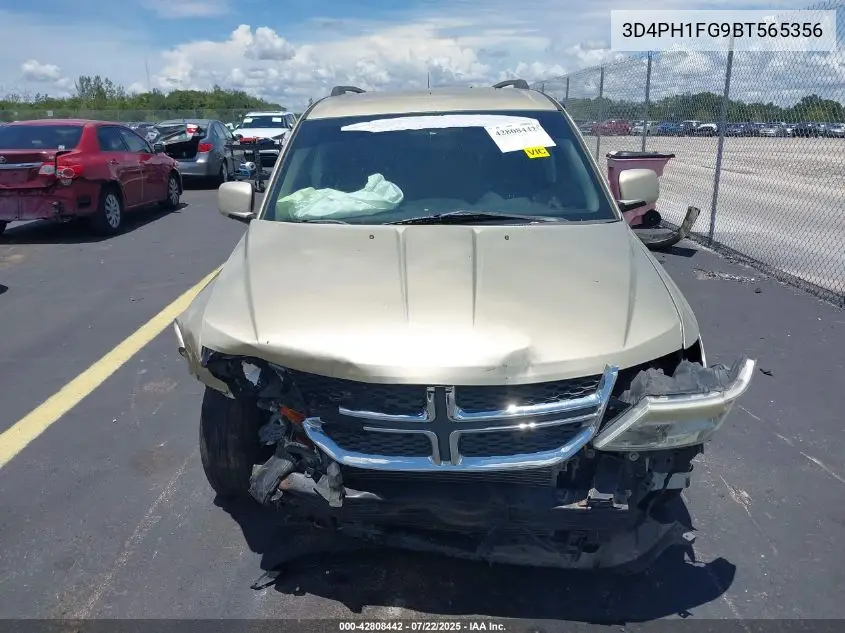 2011 Dodge Journey Mainstreet VIN: 3D4PH1FG9BT565356 Lot: 42808442