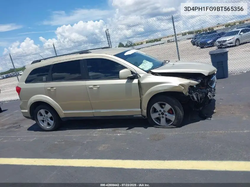 2011 Dodge Journey Mainstreet VIN: 3D4PH1FG9BT565356 Lot: 42808442