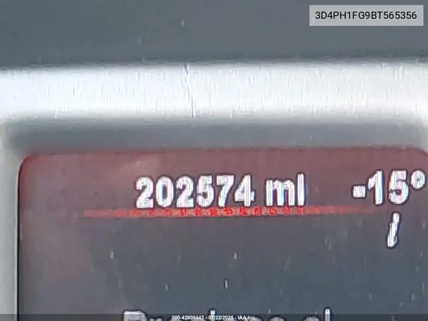 2011 Dodge Journey Mainstreet VIN: 3D4PH1FG9BT565356 Lot: 42808442
