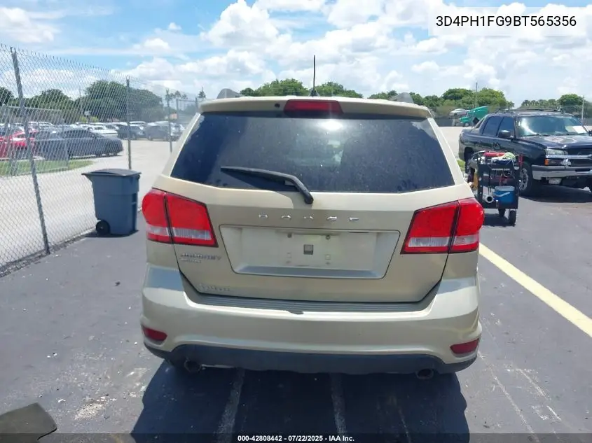 2011 Dodge Journey Mainstreet VIN: 3D4PH1FG9BT565356 Lot: 42808442