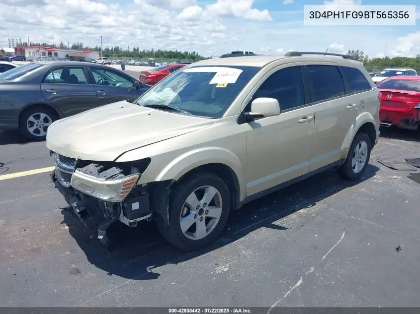 2011 Dodge Journey Mainstreet VIN: 3D4PH1FG9BT565356 Lot: 42808442