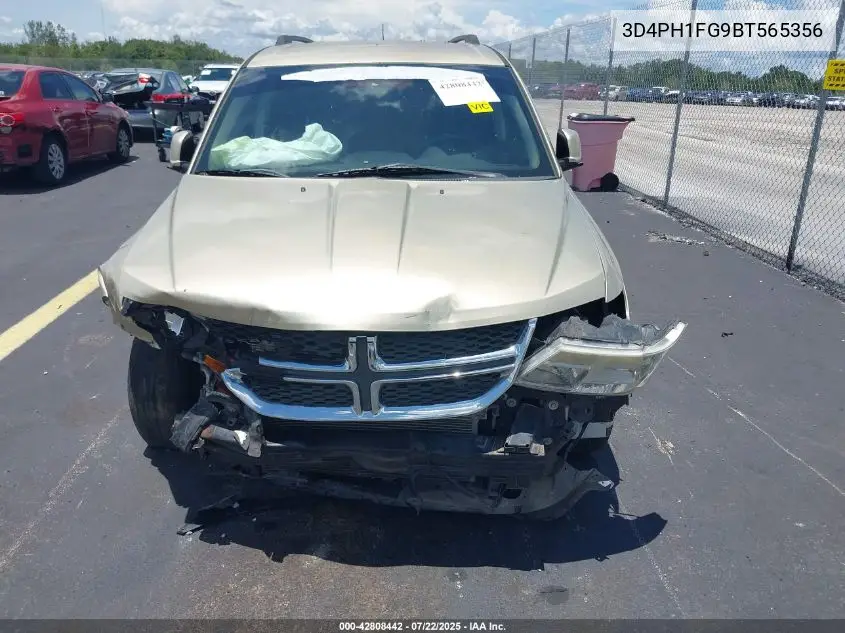 2011 Dodge Journey Mainstreet VIN: 3D4PH1FG9BT565356 Lot: 42808442