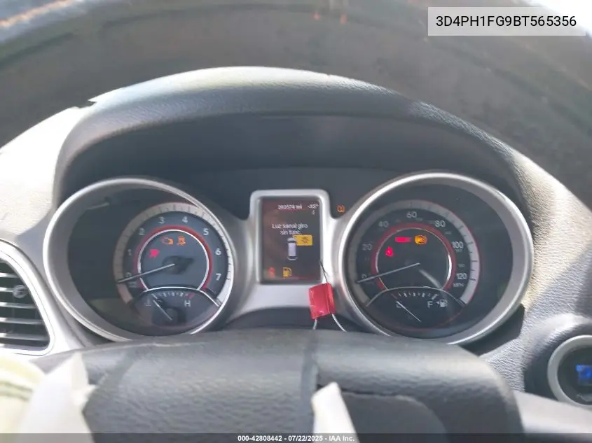 2011 Dodge Journey Mainstreet VIN: 3D4PH1FG9BT565356 Lot: 42808442