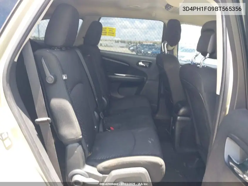 2011 Dodge Journey Mainstreet VIN: 3D4PH1FG9BT565356 Lot: 42808442
