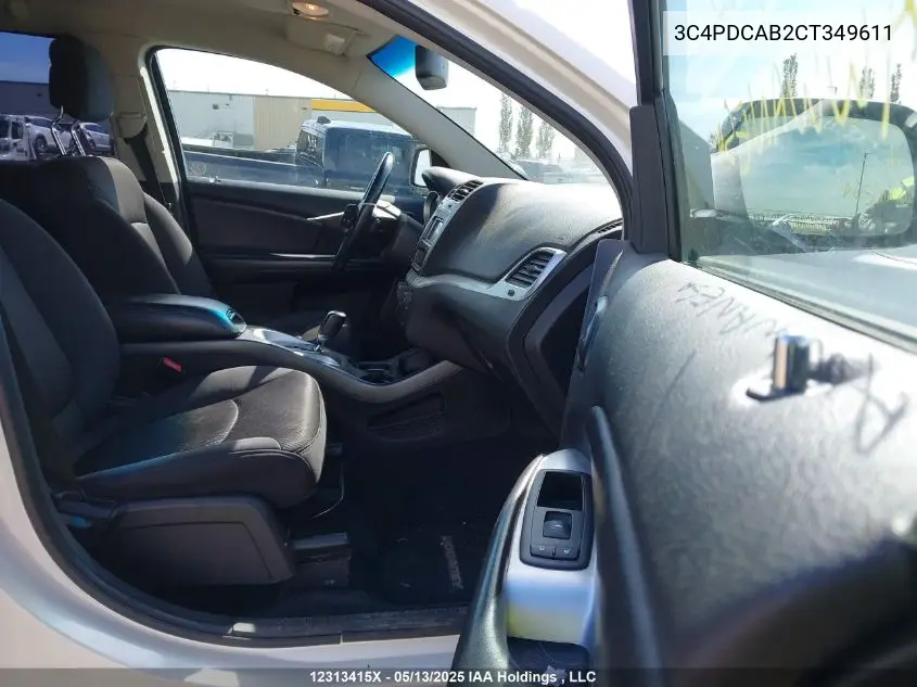 2012 Dodge Journey Cvp/Se Plus VIN: 3C4PDCAB2CT349611 Lot: 12313415X