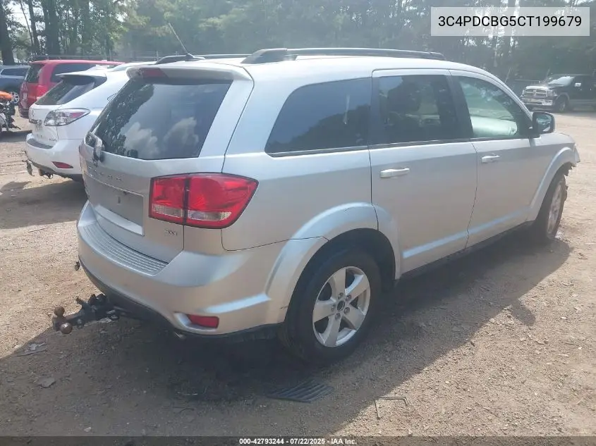 2012 Dodge Journey Sxt VIN: 3C4PDCBG5CT199679 Lot: 42793244