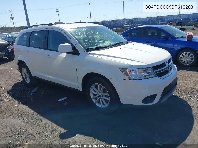 2013 Dodge Journey VIN: 3C4PDCCG9DT610288 Lot: 12303937