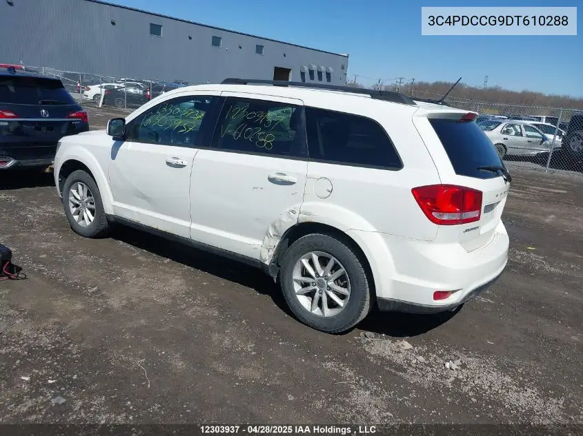 2013 Dodge Journey VIN: 3C4PDCCG9DT610288 Lot: 12303937