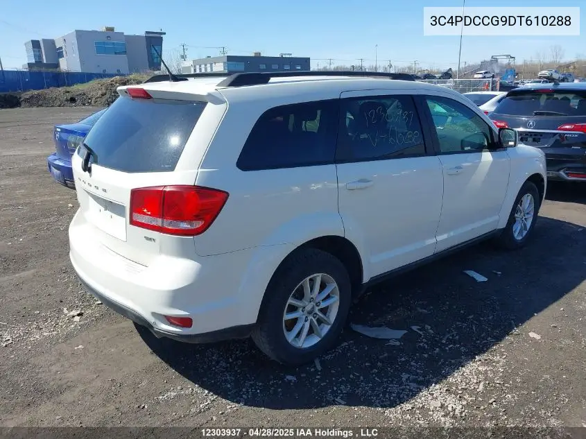 2013 Dodge Journey VIN: 3C4PDCCG9DT610288 Lot: 12303937