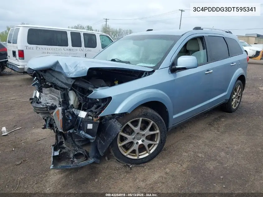 2013 Dodge Journey Crew VIN: 3C4PDDDG3DT595341 Lot: 42254916