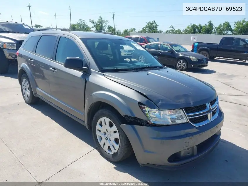 2013 Dodge Journey American Value Pkg VIN: 3C4PDCAB7DT69523 Lot: 42255878