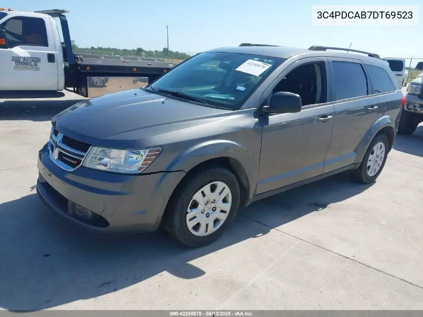 2013 Dodge Journey American Value Pkg VIN: 3C4PDCAB7DT69523 Lot: 42255878