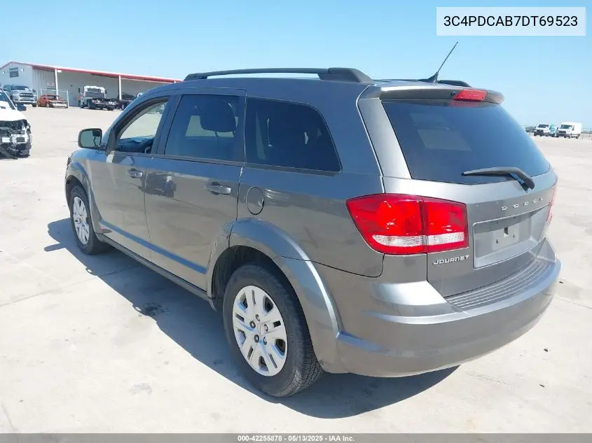2013 Dodge Journey American Value Pkg VIN: 3C4PDCAB7DT69523 Lot: 42255878