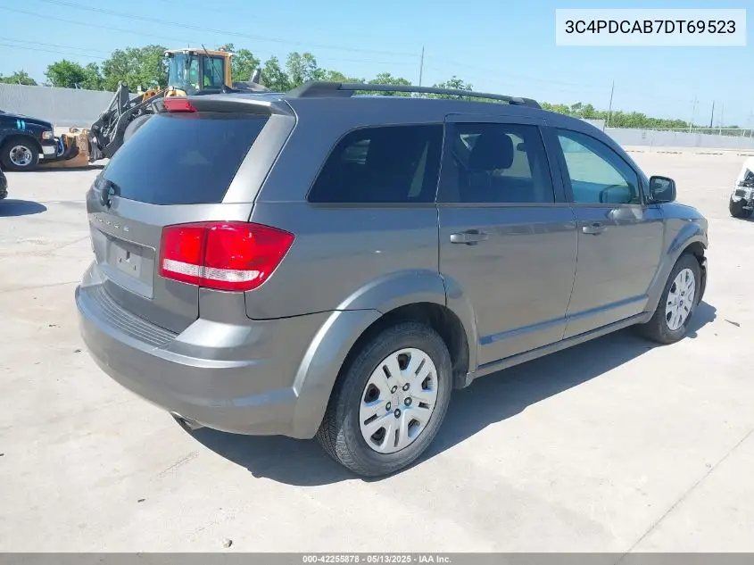 2013 Dodge Journey American Value Pkg VIN: 3C4PDCAB7DT69523 Lot: 42255878