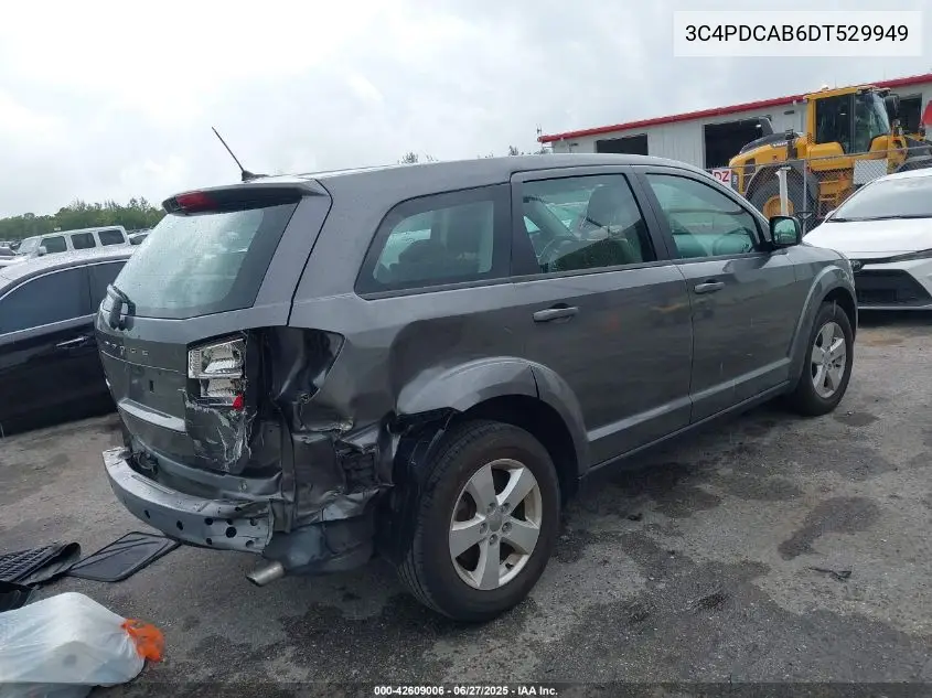 2013 Dodge Journey American Value Pkg VIN: 3C4PDCAB6DT529949 Lot: 42609006