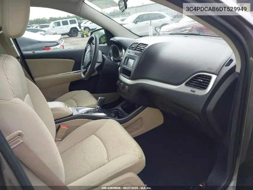 2013 Dodge Journey American Value Pkg VIN: 3C4PDCAB6DT529949 Lot: 42609006