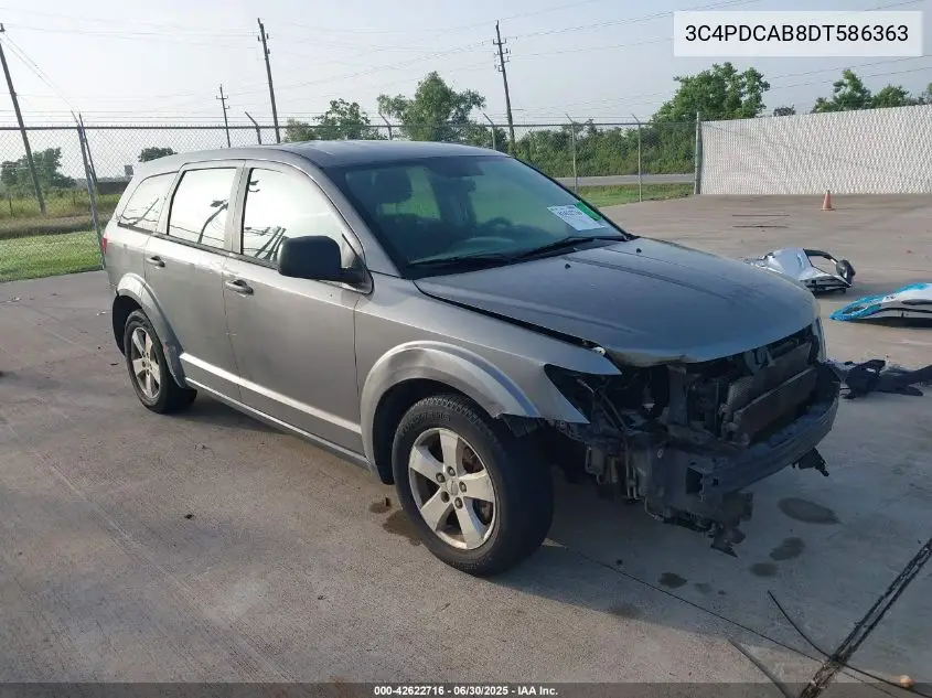 2013 Dodge Journey Se VIN: 3C4PDCAB8DT586363 Lot: 42622716