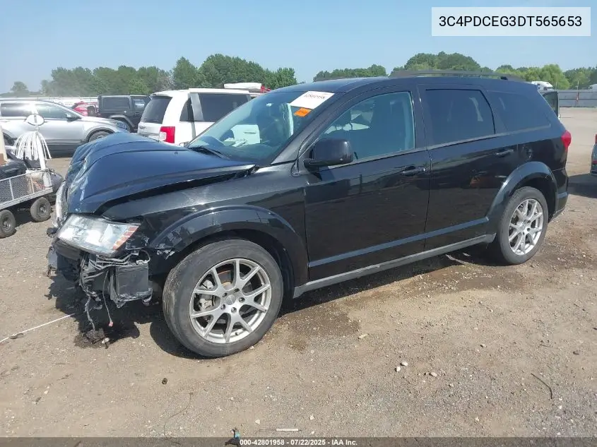 2013 Dodge Journey R/T VIN: 3C4PDCEG3DT565653 Lot: 42801958